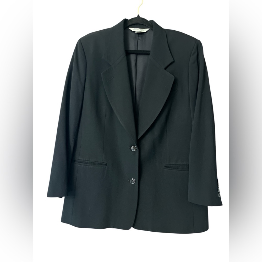 Austin Reed black worsted wool blazer